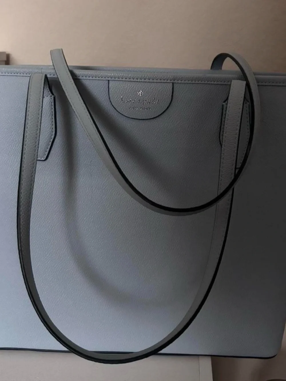 kate spade Gray Leather Tote